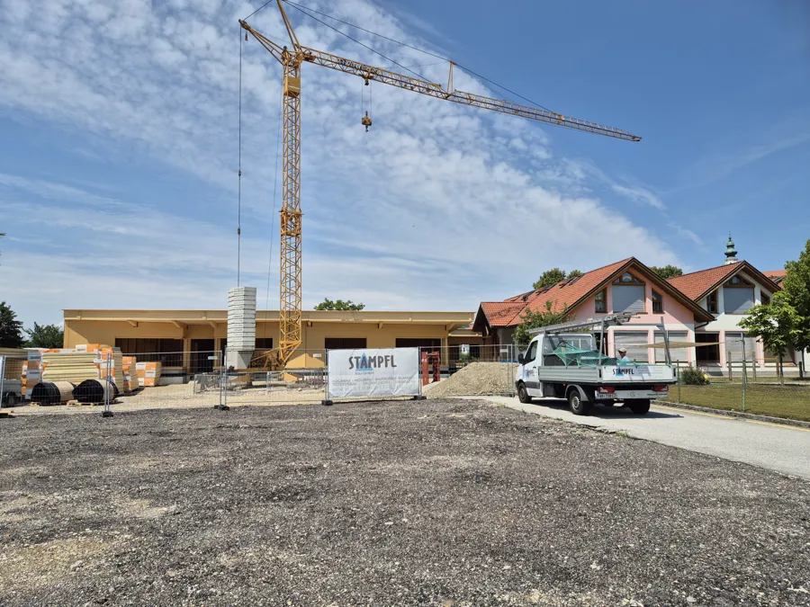 Krabbelstube Ostermiething - Baustelle